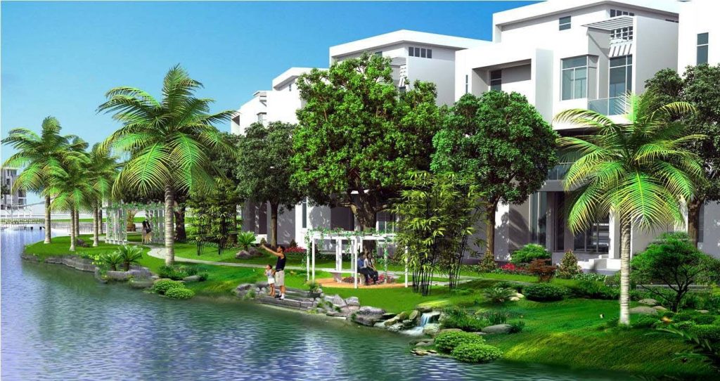 mẫu biệt thự đẹp sân vườn